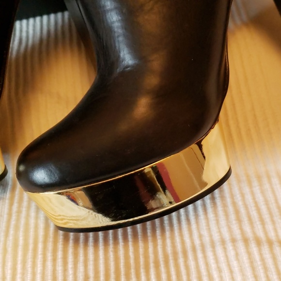 SOLD 📣 HP RACHEL ZOE Leather Platform Bootie - Picture 3 of 5